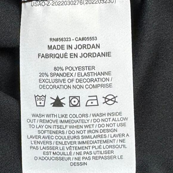 Nike Womens One Classic Dri-Fit Cropped Tank Top Black Size L HM6398-010 - Picture 3 of 9